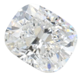 2.01 Carat D VVS1 Elongated Cushion Lab Diamond For Sale