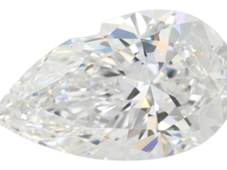 2.03 Carat E VVS1 Pear Lab Diamond For Sale