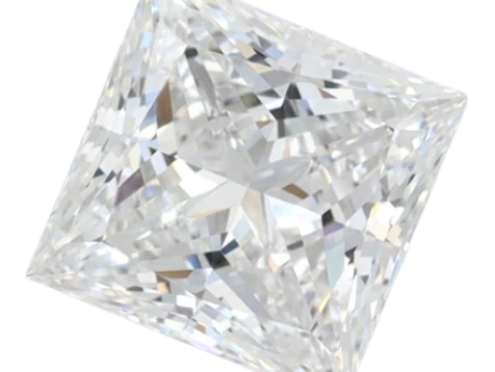 1.42 Carat D VVS1 Princess Lab Diamond Cheap