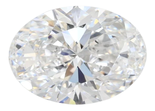 2.01 Carat D IF Oval Lab Diamond Hot on Sale