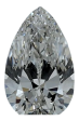 0.71 Carat F VVS2 Pear Lab Diamond For Sale