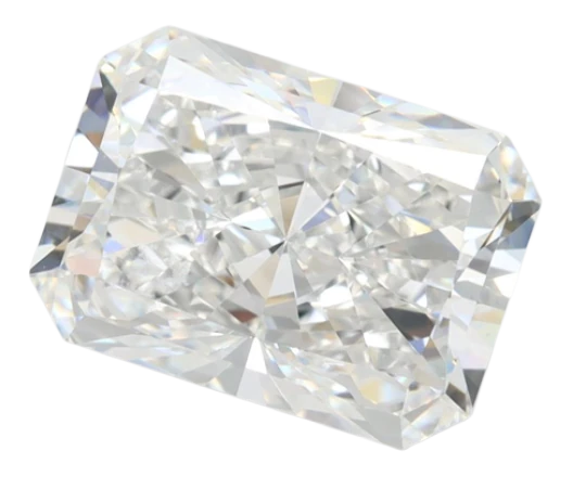 3.93 Carat F VVS2 Radiant Lab Diamond Cheap