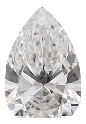 1.28 Carat E VVS2 Pear Lab Diamond Online Sale