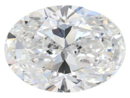 2.02 Carat D IF Oval Lab Diamond Supply