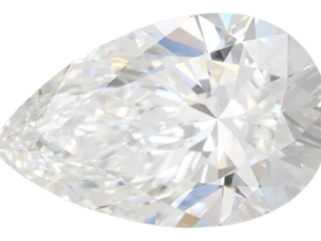 1.58 Carat D VVS1 Pear Lab Diamond Fashion