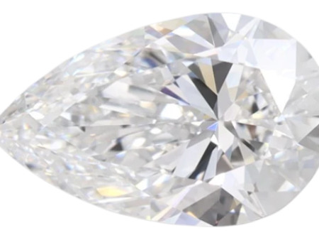 1.94 Carat D VVS1 Pear Lab Diamond on Sale