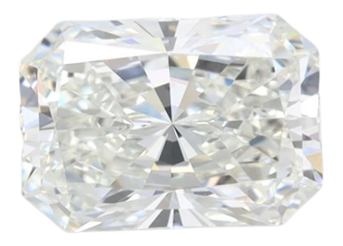 1.53 Carat H VVS2 Radiant Lab Diamond For Sale