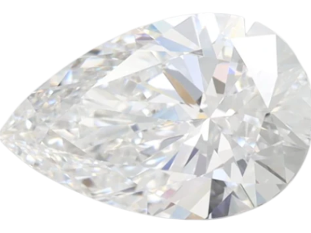 1.63 Carat D IF Pear Lab Diamond Online now