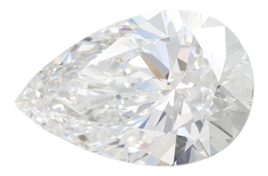 1.63 Carat D IF Pear Lab Diamond Online now