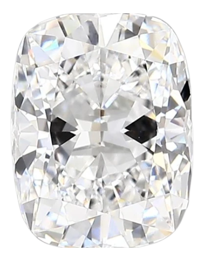 2.0 Carat D VVS2 Elongated Cushion Lab Diamond For Sale