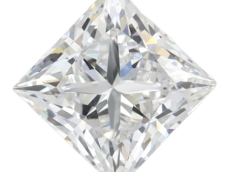 1.58 Carat D VVS2 Princess Lab Diamond Hot on Sale