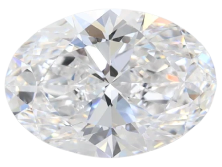 1.91 Carat D VVS1 Oval Lab Diamond Sale