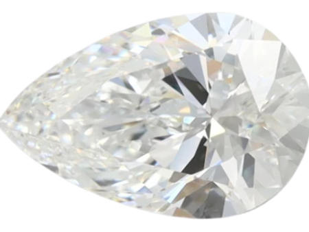 1.63 Carat E VVS1 Pear Lab Diamond For Discount