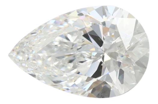 1.63 Carat E VVS1 Pear Lab Diamond For Discount