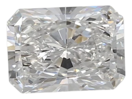 0.95 Carat D VS1 Radiant Lab Diamond For Sale