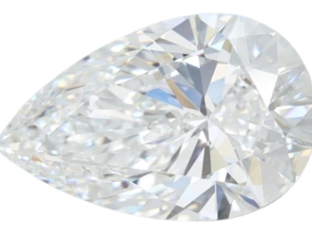 1.61 Carat D VVS1 Pear Lab Diamond Fashion