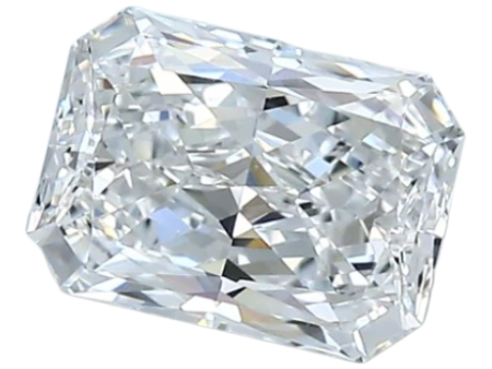 1.03 Carat D VVS2 Radiant Natural Diamond Hot on Sale