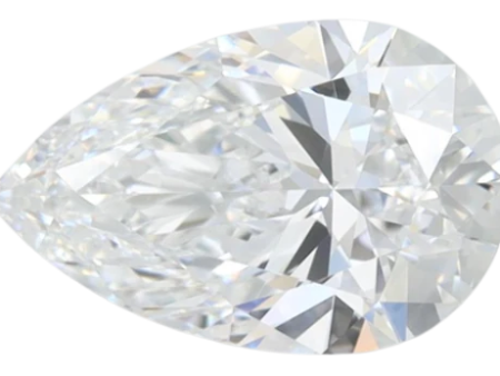 1.61 Carat D VVS2 Pear Lab Diamond For Discount