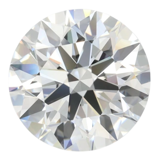 4.11 Carat F VVS1 Round Lab Diamond Online Hot Sale