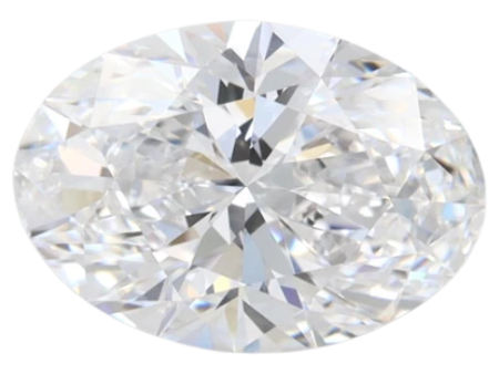 2.03 Carat D IF Oval Lab Diamond For Cheap