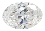 1.58 Carat D VVS1 Oval Lab Diamond For Discount