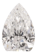 1.58 Carat D VS1 Pear Lab Diamond Fashion