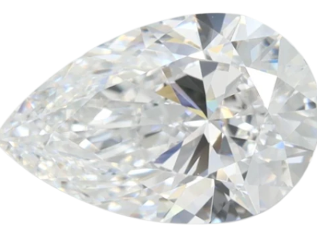 2.03 Carat D VVS2 Pear Lab Diamond Online Sale