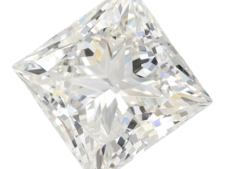 1.76 Carat G IF Princess Lab Diamond For Sale