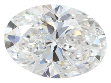 2.0 Carat D VVS1 Oval Lab Diamond Cheap