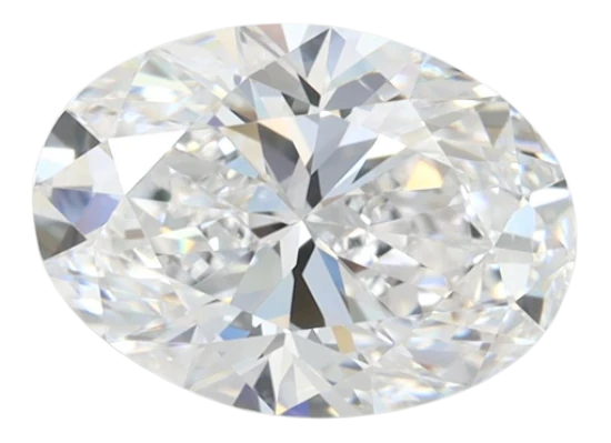 2.0 Carat D VVS1 Oval Lab Diamond Cheap