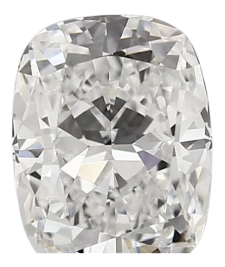 1.73 Carat D VVS2 Elongated Cushion Lab Diamond For Sale