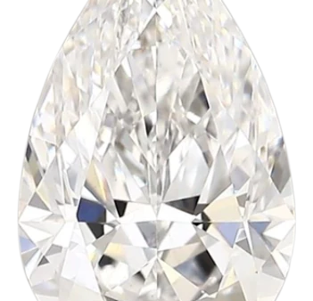 1.26 Carat E VVS2 Pear Lab Diamond Cheap