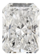 1.59 Carat D VVS2 Radiant Lab Diamond For Sale