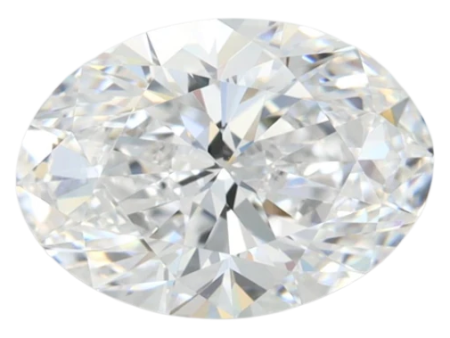 2.04 Carat D VVS1 Oval Lab Diamond on Sale