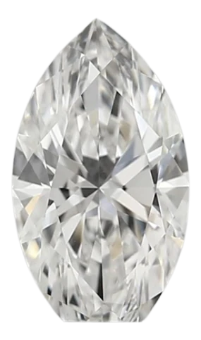 1.24 Carat E VVS2 Marquise Lab Diamond For Sale