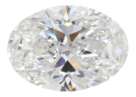 2.0 Carat E IF Oval Lab Diamond on Sale