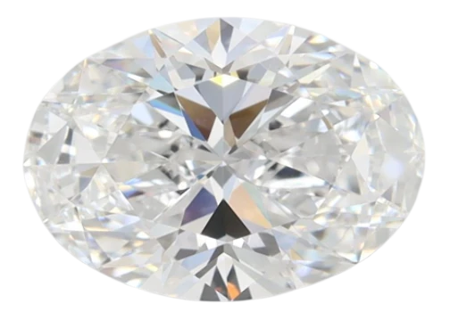 2.0 Carat E IF Oval Lab Diamond on Sale