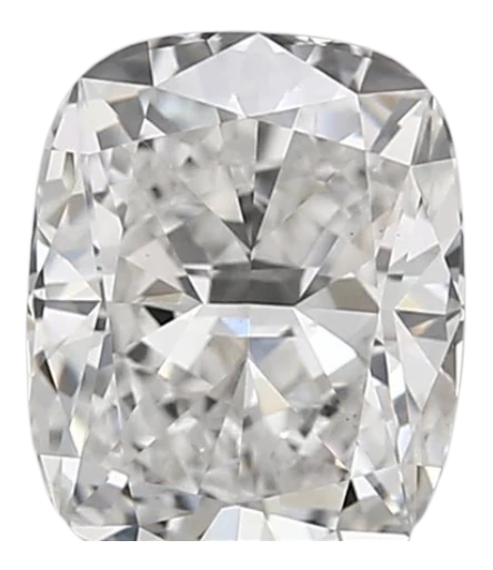 1.42 Carat D VS1 Elongated Cushion Lab Diamond For Sale