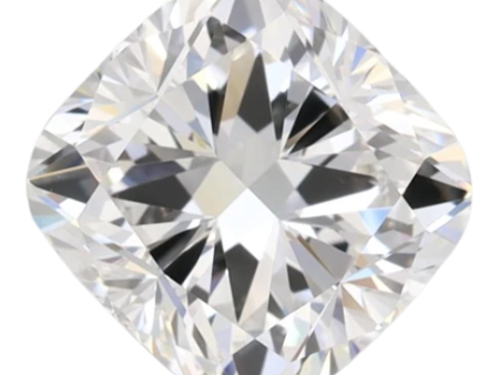 2.0 Carat E IF Cushion Lab Diamond For Sale