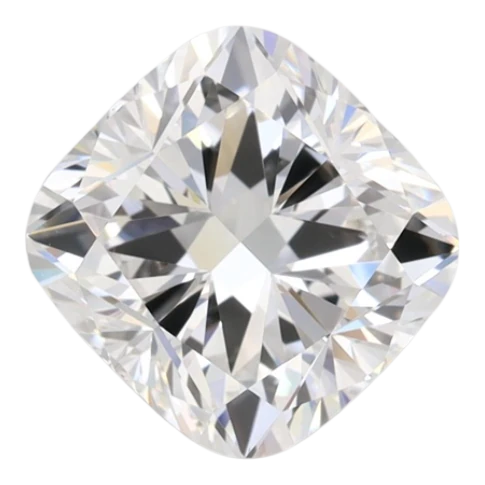 2.0 Carat E IF Cushion Lab Diamond For Sale