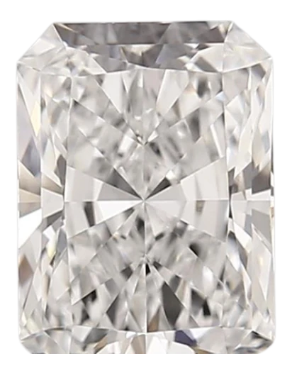 1.42 Carat D VVS2 Radiant Lab Diamond For Discount