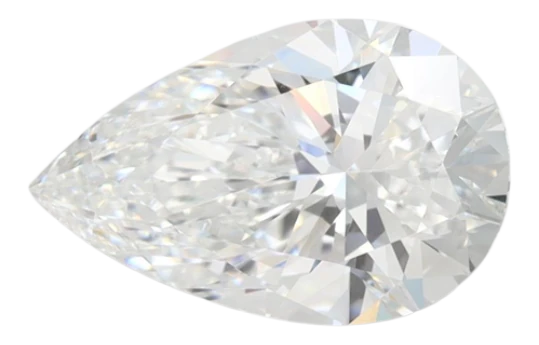 1.93 Carat E VVS2 Pear Lab Diamond on Sale