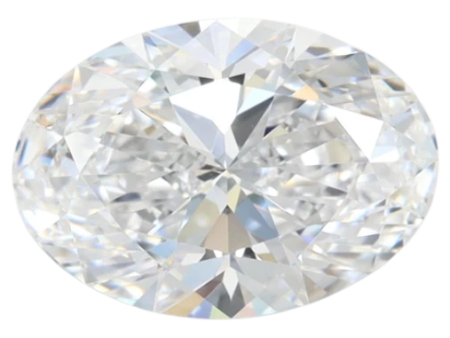 1.97 Carat D VVS1 Oval Lab Diamond on Sale