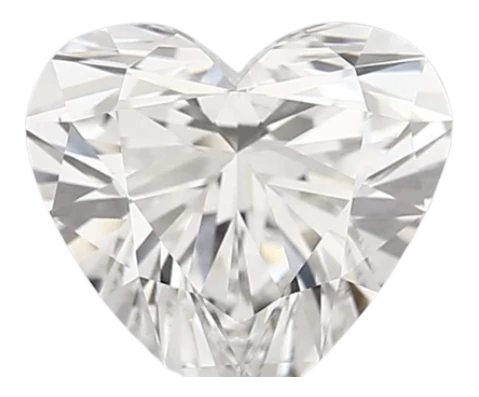 1.81 Carat F VVS2 Heart Lab Diamond For Sale