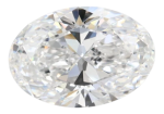 1.52 Carat D VVS1 Oval Lab Diamond For Sale