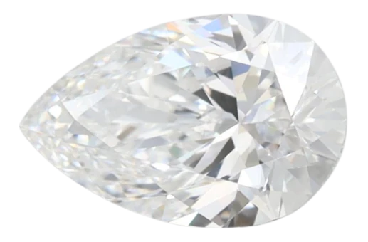 1.5 Carat D VVS1 Pear Lab Diamond Fashion