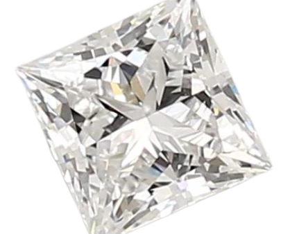 0.96 Carat E VVS1 Princess Lab Diamond For Sale