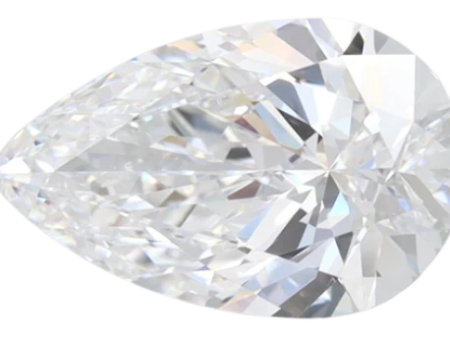 1.71 Carat D VVS1 Pear Lab Diamond Online Hot Sale