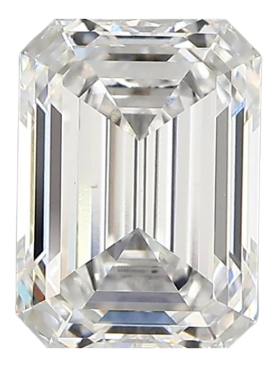 1.33 Carat D VVS2 Emerald Lab Diamond on Sale