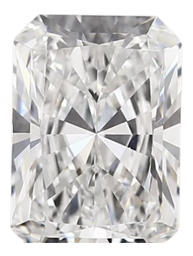 1.55 Carat E VVS1 Radiant Lab Diamond Discount